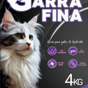 Arena de bentonita para gatos GARRA FINA